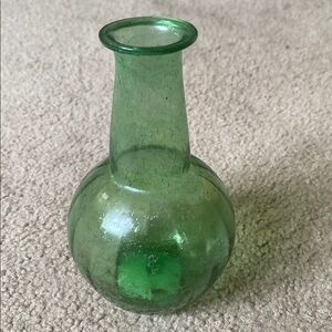 Green Glass Vase